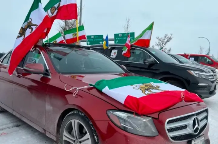 تظاهرات خودرویی ایرانیان وینیپگ: نگران معترضان و زندانیان سیاسی هستیم